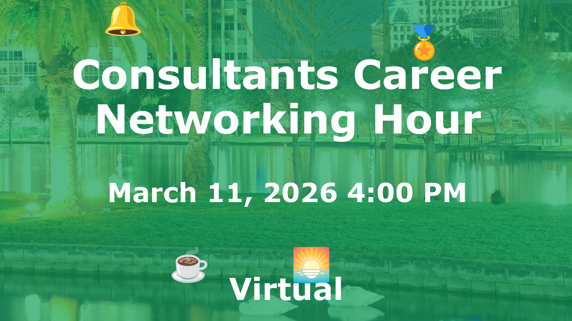 Consultants Career Networking Hour event image